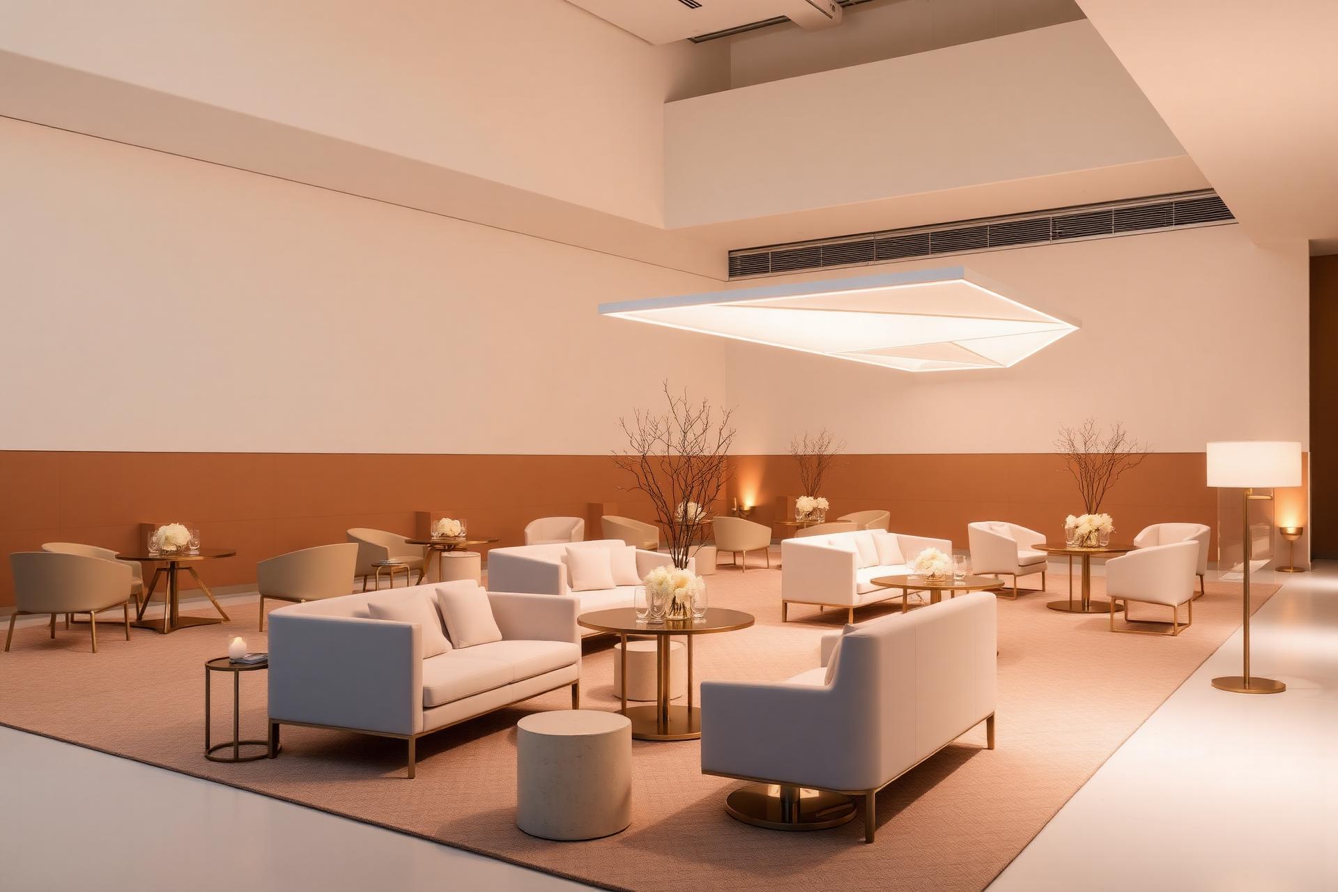 Elegant gala hall set for a boutique corporate event